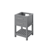 Jeffrey Alexander Wavecrest 24" Grey Single Sink Bathroom Vanity with Black Granite Top - 8 in. Widespread Faucet Top product image 3