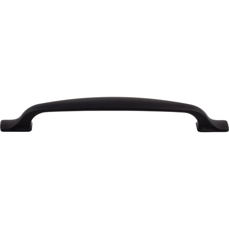 Top Knobs TK865BLK Torbay 6 5/16" Center to Center Bar Pull Flat Black