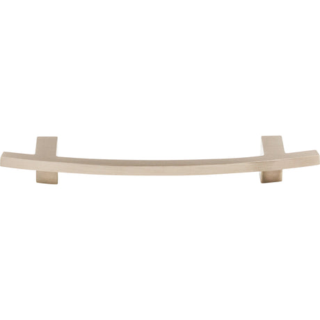 Top Knobs TK83BSN Slanted 5" Center to Center Bar Pull Brushed Satin Nickel