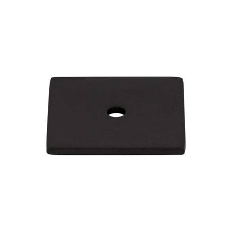 Top Knobs TK95BLK Square Knob Backplate Flat Black