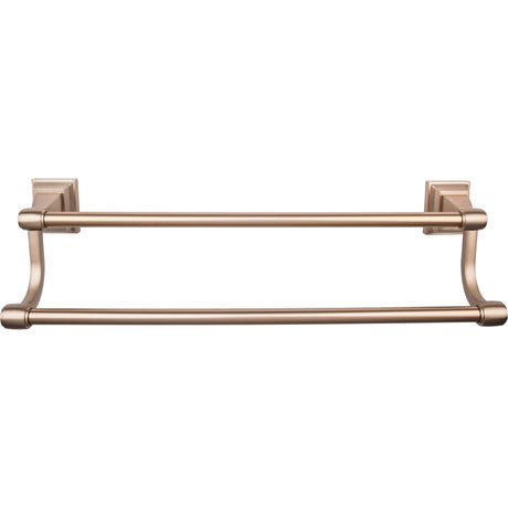 Top Knobs STK7BB TOP BATH (R) Stratton Bath Double 20" Wall Mounted Towel Bar Brushed Bronze