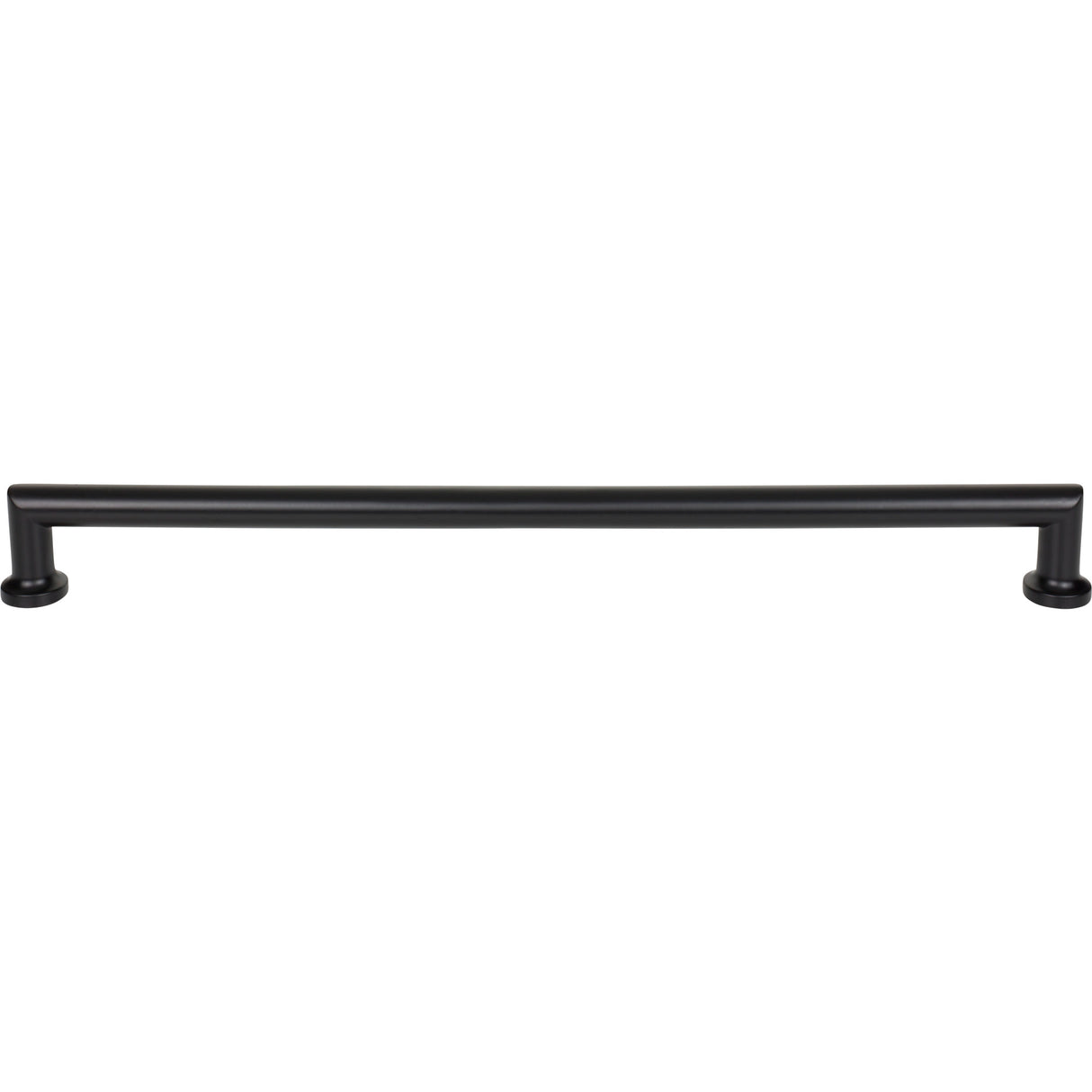 Top Knobs TK3158BLK Morris 18" Center to Center Appliance Pull Flat Black