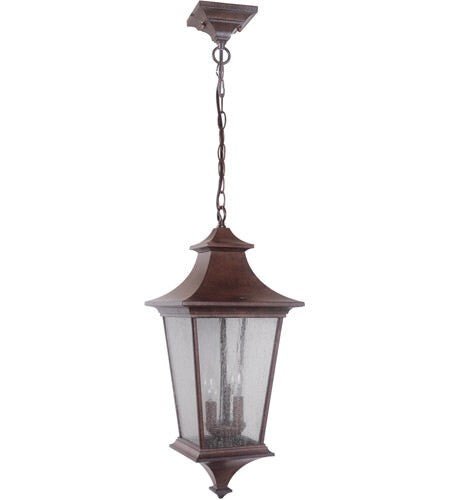 Craftmade Z1371-AG Argent II 3 Light Outdoor Pendant Aged Bronze Textured