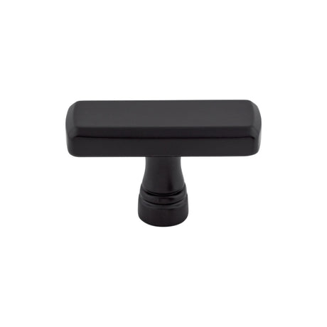 Top Knobs TK851BLK Kingsbridge 1 7/8" Length Rectangle Knob Flat Black