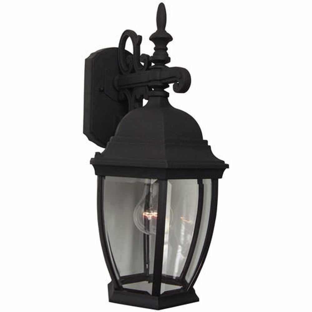 Craftmade Z284-TB textured black outdoor lantern