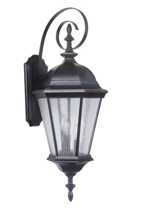 Craftmade Z2924-OBG oiled bronze gilded outdoor lantern