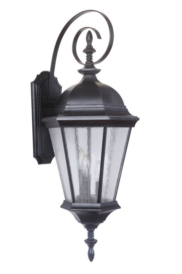 Craftmade Z2924-OBG oiled bronze gilded outdoor lantern