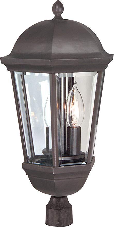 Craftmade Z3025-OBO Britannia 3 Light Outdoor Post Mount in Oiled Bronze Outdoor