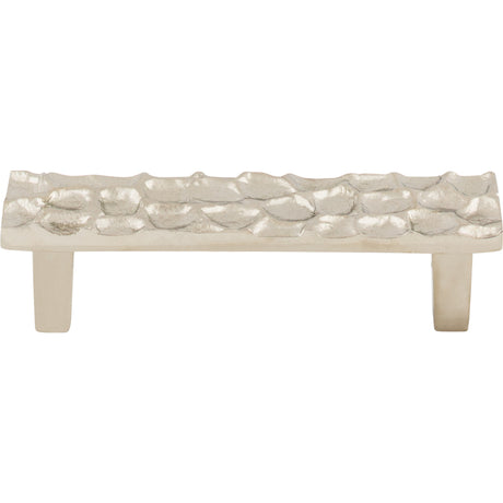 Top Knobs TK304PN Cobblestone 3 3/4" Center to Center Bar Pull Polished Nickel