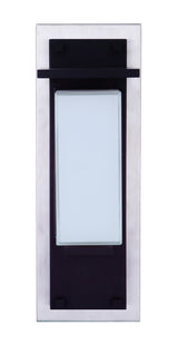 Craftmade ZA2502-SSMN-LED-MN-LED Heights 1 Light Small Outdoor LED Wall Mount Stainless Steel / Midnight