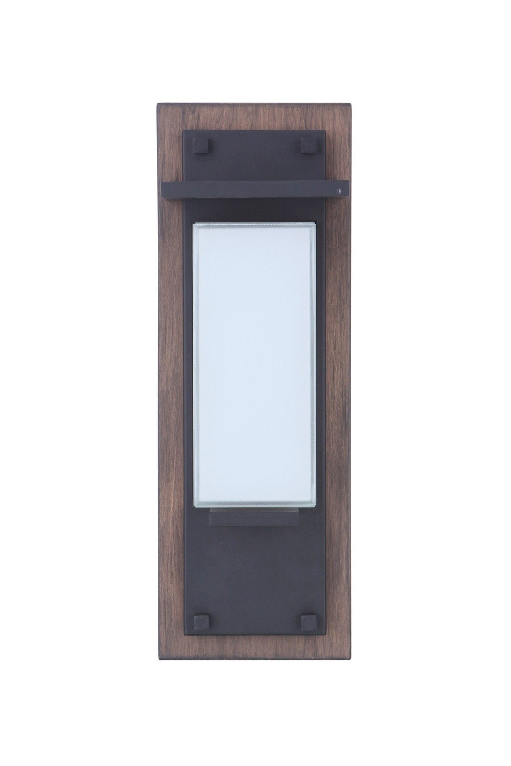 Craftmade ZA2502-WBMN-LED-MN-LED Heights 1 Light Small Outdoor LED Wall Mount Whiskey Barrel / Midnight