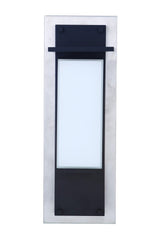 Craftmade ZA2522-SSMN-LED-MN-LED Heights 1 Light Large Outdoor LED Wall Mount Stainless Steel / Midnight