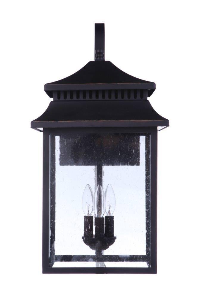 Craftmade ZA3134-TB matte black outdoor lantern