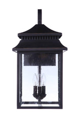 Craftmade ZA3134-TB matte black outdoor lantern