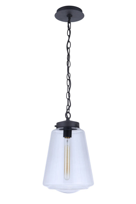 Craftmade ZA3821-MN Laclede 1 Light Large Outdoor Pendant in Midnight