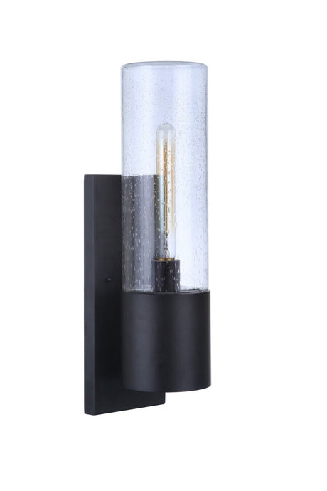 Craftmade ZA3900-MN-LED-LED Sabre 1 Light Outdoor Wall Mount w/ LED Accent Midnight