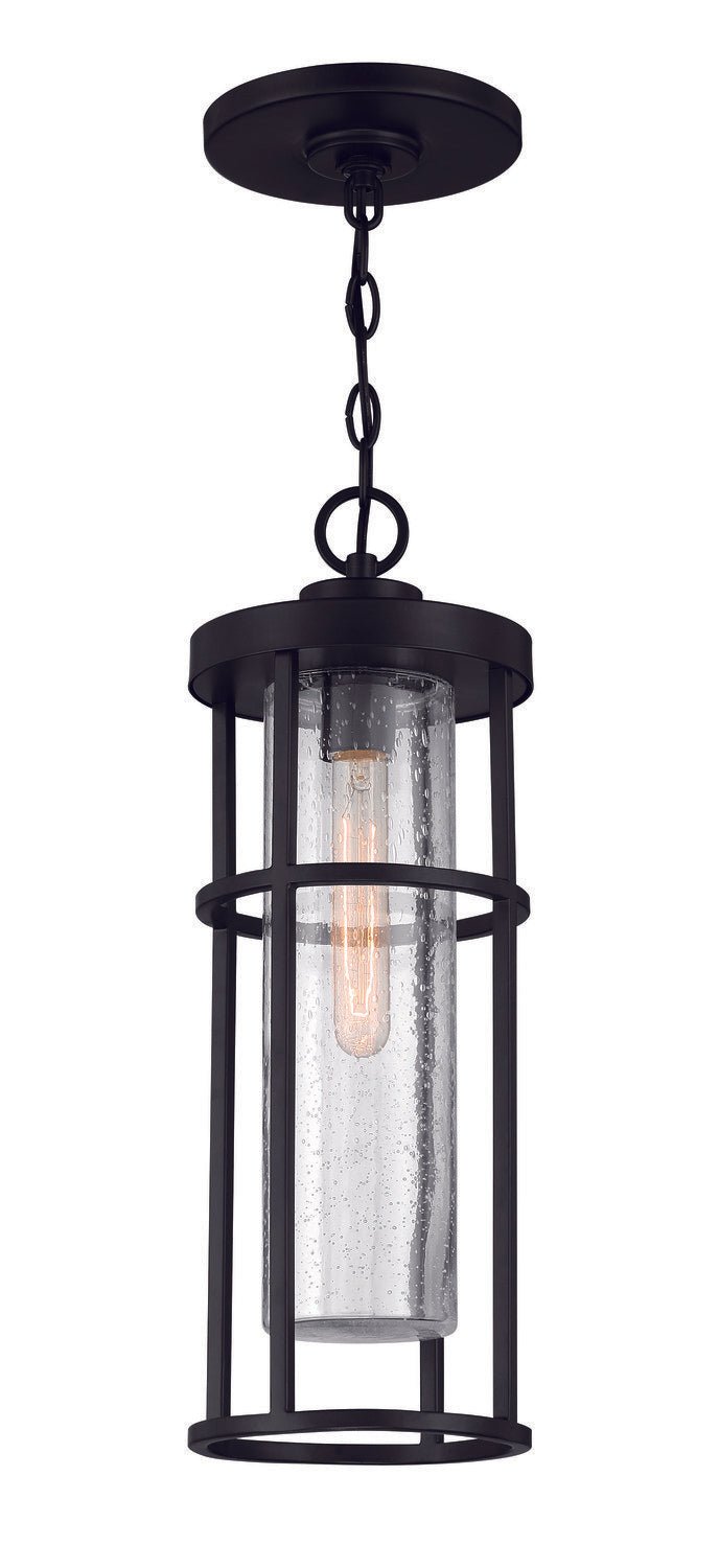 Craftmade ZA4211-MN Encompass 1 Light Outdoor Pendant Midnight