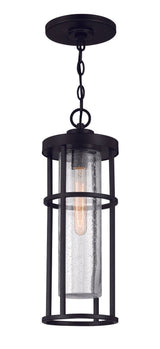 Craftmade ZA4211-MN Encompass 1 Light Outdoor Pendant Midnight