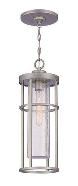 Craftmade ZA4211-SA Encompass 1 Light Outdoor Pendant Satin Aluminum