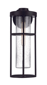Craftmade ZA4214-MN Encompass 1 Light Medium Outdoor Wall Mount Midnight