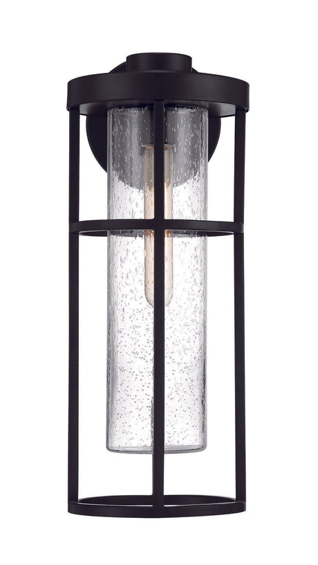 Craftmade ZA4214-MN Encompass 1 Light Medium Outdoor Wall Mount Midnight