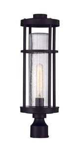 Craftmade ZA4215-MN Encompass 1 Light Outdoor Post Mount Midnight