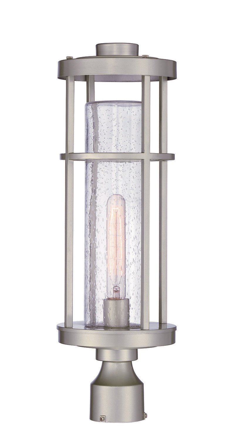Craftmade ZA4215-SA Encompass 1 Light Outdoor Post Mount Satin Aluminum