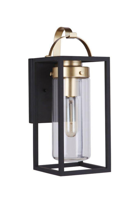 Craftmade ZA4804-MNSB midnight / satin brass outdoor lantern
