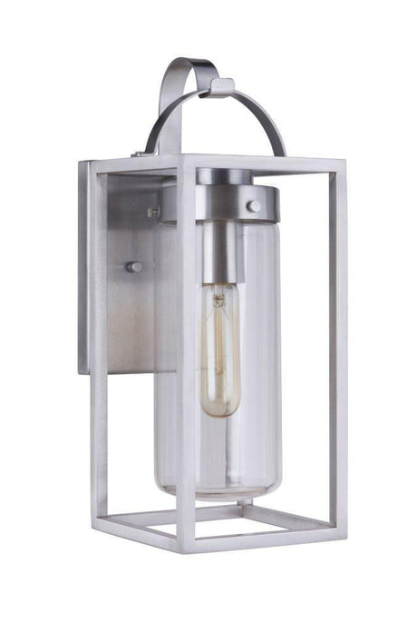 Craftmade ZA4804-SA satin aluminum outdoor lantern