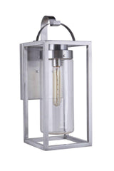 Craftmade ZA4814-SA satin aluminum outdoor lantern