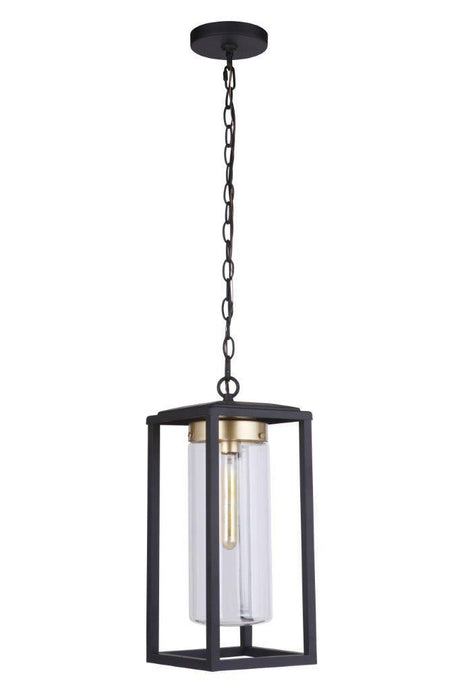 Craftmade ZA4821-MNSB midnight / satin brass pendant