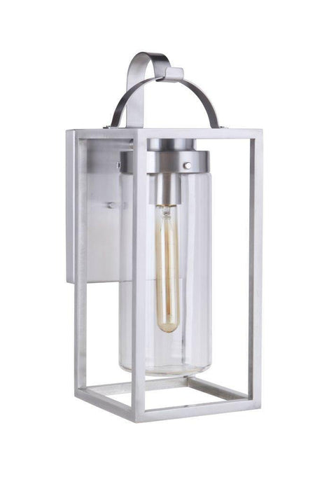 Craftmade ZA4824-SA satin aluminum outdoor lantern