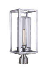 Craftmade ZA4825-SA satin aluminum outdoor post