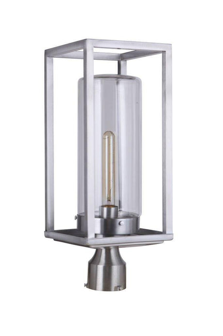 Craftmade ZA4825-SA satin aluminum outdoor post