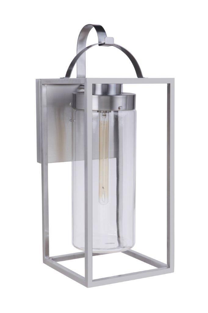 Craftmade ZA4834-SA satin aluminum outdoor lantern
