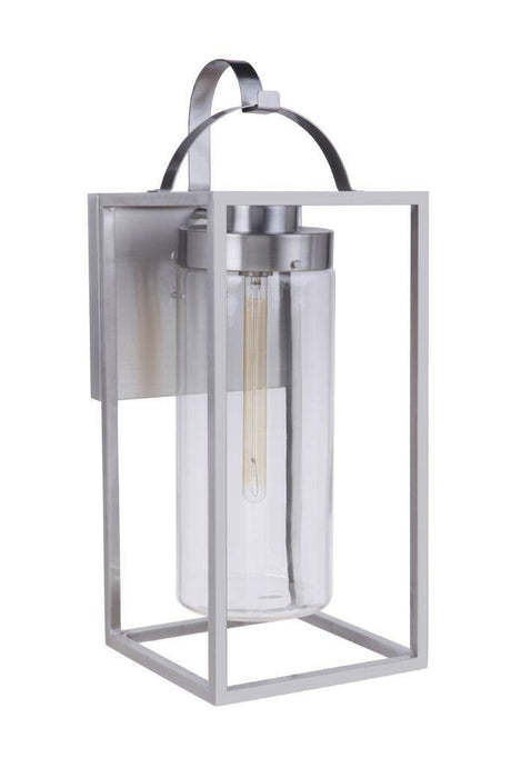 Craftmade ZA4834-SA satin aluminum outdoor lantern