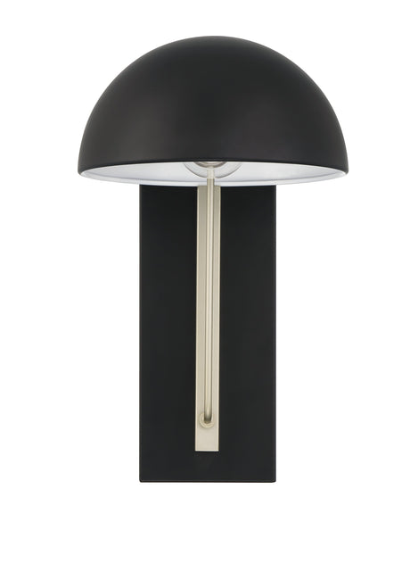 Craftmade ZA4904-MNSA Kahn 1 Light Small Outdoor Wall Mount in Midnight / Satin Aluminum