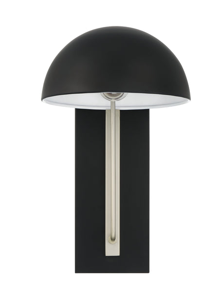 Craftmade ZA4914-MNSA Kahn 1 Light Medium Outdoor Wall Mount in Midnight / Satin Aluminum