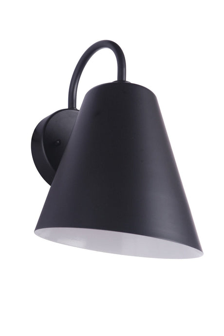 Craftmade ZA5024-MN Point Clear 1 Light Large Outdoor Wall Mount in Midnight