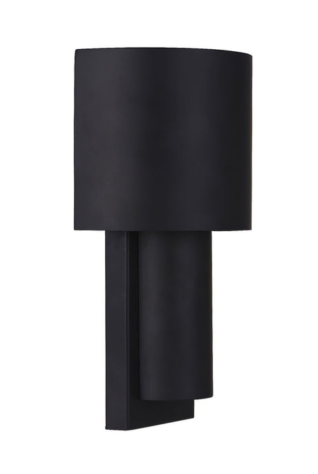 Craftmade ZA5102-MN-LED-LED Midtown 1 Light Small Outdoor 2 Tiered LED Wall Mount Midnight
