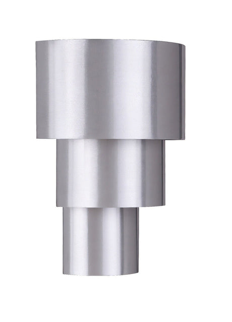 Craftmade ZA5122-SA-LED-LED Midtown 1 Light Large Outdoor 3 Tiered LED Wall Mount Satin Aluminum