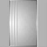 Zaca 23-2-26-00 Rigel Beveled with Three V-grooves Medicine Cabinet