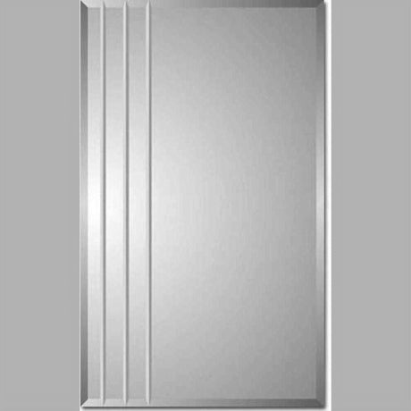 Zaca 23-2-26-00 Rigel Beveled with Three V-grooves Medicine Cabinet