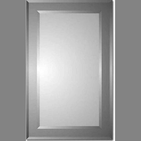 Zaca 41-2-26-00 Polaris Beveled Rectangle on Beveled Smoke Tint Cabinet
