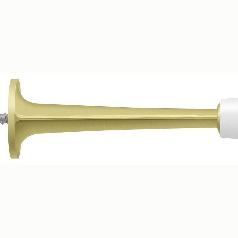 Deltana ZBDS30U3 polished brass baseboard door stop