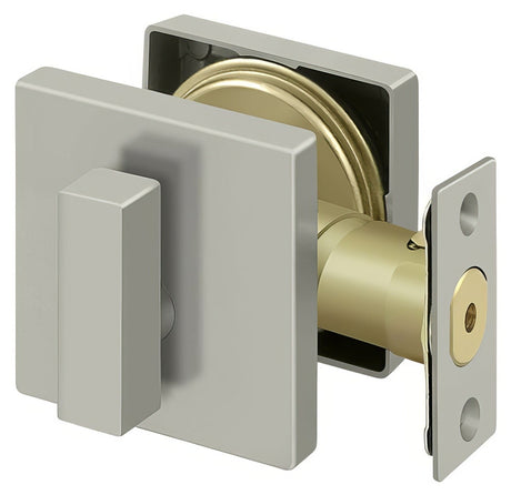 Deltana ZDSU15 satin nickel single cylinder deadbolt