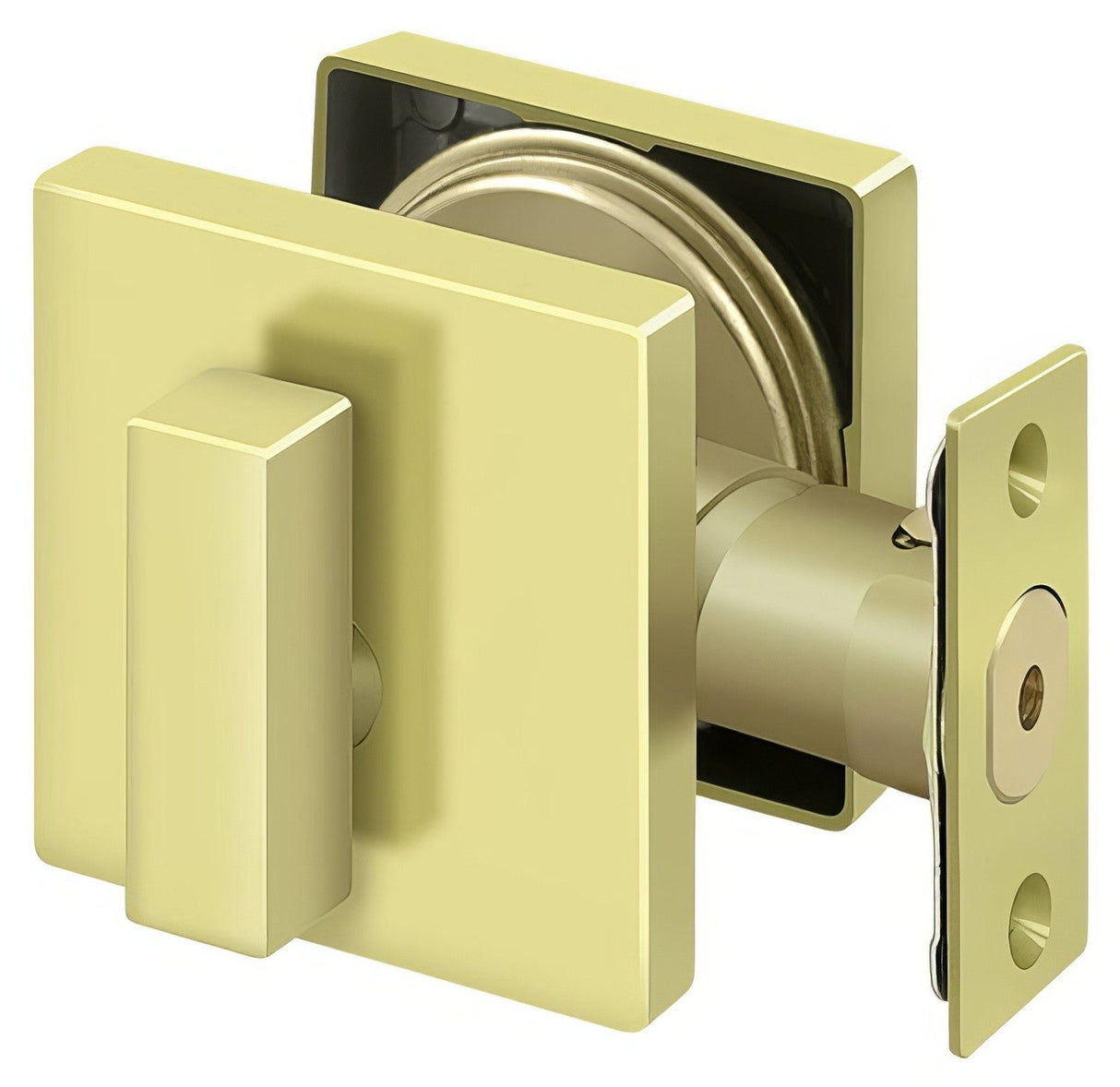 Deltana ZDSU3 bright brass single cylinder deadbolt