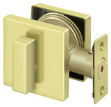 Deltana ZDSU3 bright brass single cylinder deadbolt