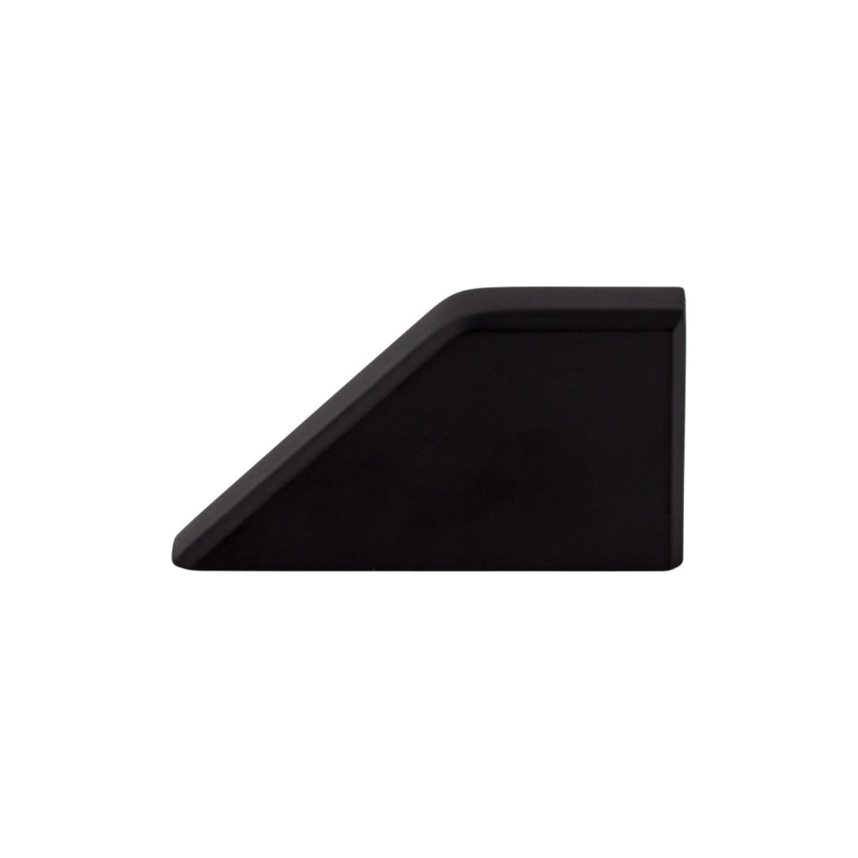 Top Knobs TK13BLK Tapered 1" Center to Center Novelty Knob Flat Black