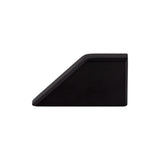 Top Knobs TK13BLK Tapered 1" Center to Center Novelty Knob Flat Black